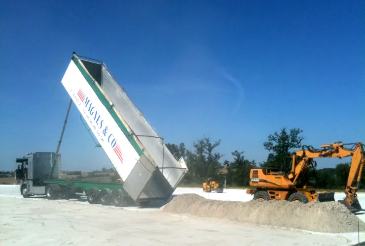 Terrassement enrochement sur Venerque, Nailloux, Baziege, Castanet.